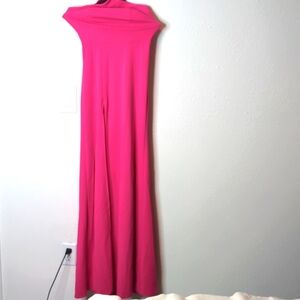 One Shoulder Pink barby party Dress  zip  back size 0